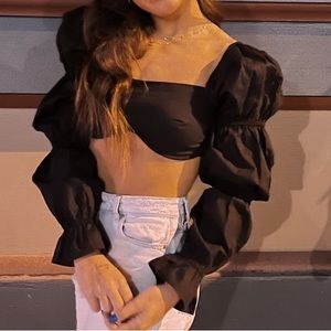 black pacsun top